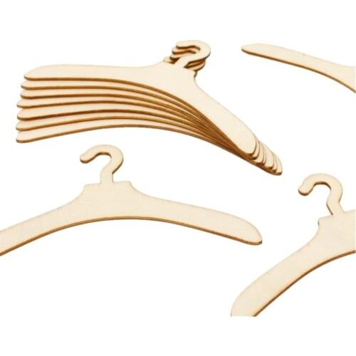 10 Pcs 5inch Hangers Doll Dress Clothes Accessories Hangers Set for Doll Clothes Hangers Pretend Play Girl Dolls Birthday Gift