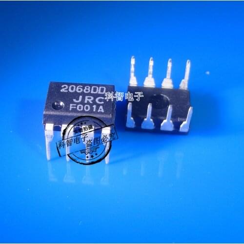 10pcs/lot 100% New&original NJM2068DD JRC 2068DD DIP8