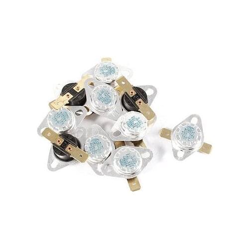 10 x 250V 10A 190 Celsius NC Normal Close Thermostat Temperature Thermal Switch