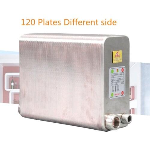 120 Plates stainless steel heat exchanger Brazed plate type water heater SUS304