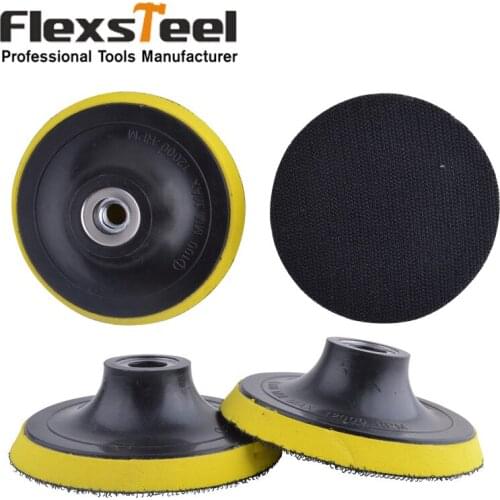2 Pieces 4 Inch 100MM Polishing Buffing Pad PU Bonnet Backing Pad for Angle Grinder Car Polisher Buffer Power Tools