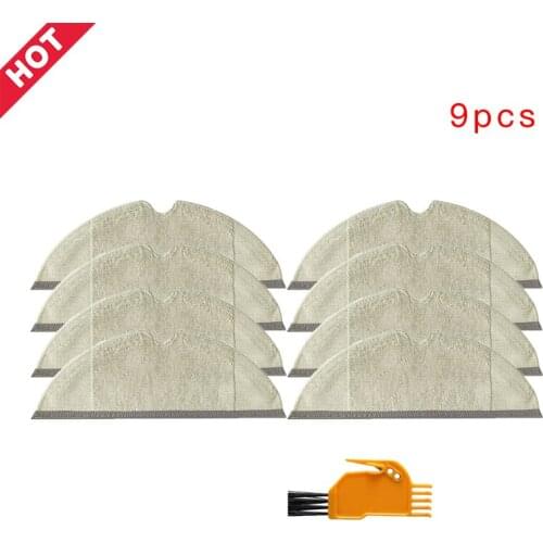8Pcs/Lot Mop Cloth Dishcloth for XIAOMI MIJIA 1C STYTJ01ZHM Mi Robot Vacuum Cleaner Spare Parts Accessories