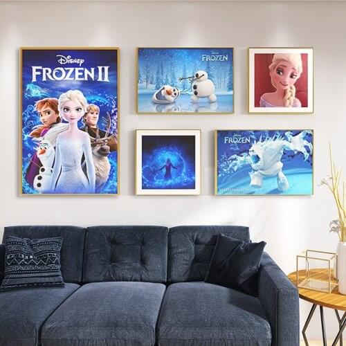 5D DIY Diamond Painting Disney Animation Frozen Princess Aisha Full Drill Embroidery Cross Stitch Kits Mosaic Gifts Home Decor