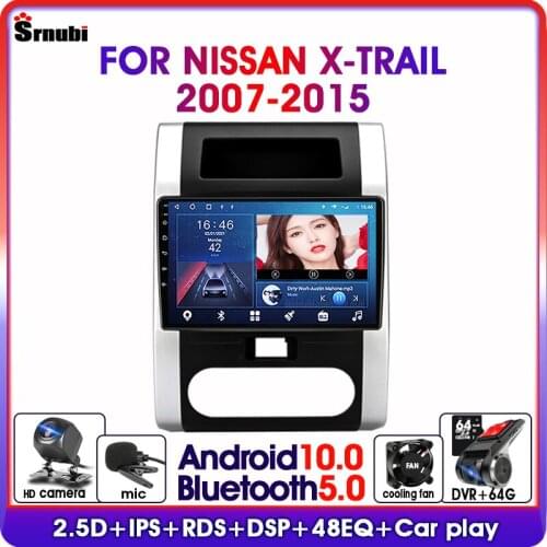 Android 10.0 2 din IPS Car Radio Multimedia Player GPS Navigation For Nissan X-Trail 2007-2015 Split Screen 4G net wifi DSP RDS