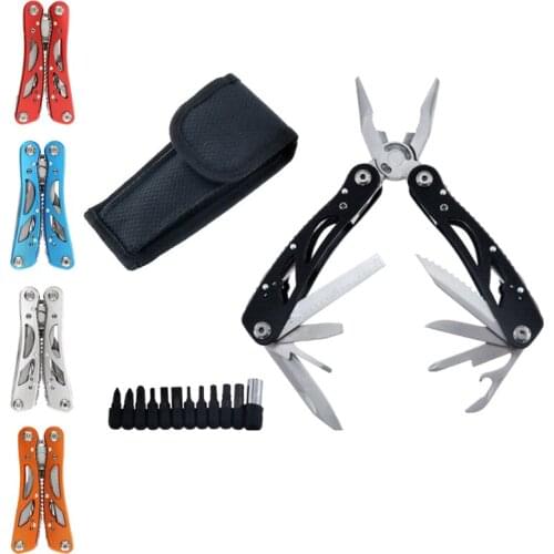 Outdoor Camping Survival Tools Tactical Pliers Pocket Multi-tool Repair Folding Screwdriver Military Steel Gear Hiking Knives
