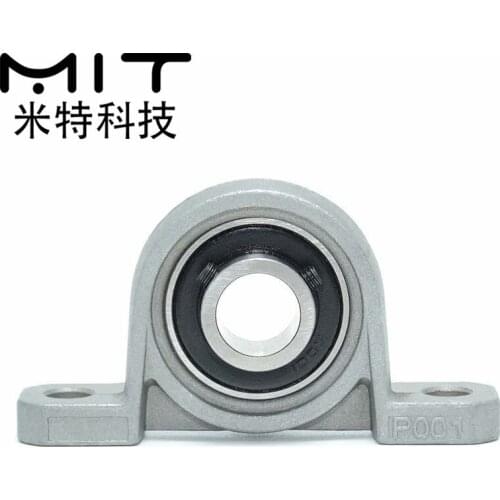 1Pcs PBT Pillow Type Zinc Pillow Blocks Bearing Units Rotary Motion Automation Components