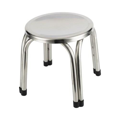 Wholesale 29*25cm Non-slip small round stool Four feet Non-magnetic metal stool