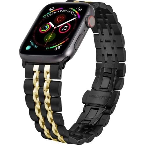 Watchband for Apple Watch Band 38mm 40mm 42mm 44mm Stainless Steel Mesh Link Bracelet for iWatch Series 1/2/3/4/5 Wrist Strap