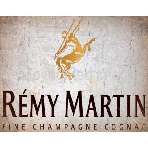 Rémy Martin Champagne vintage METAL TIN SIGN POSTER WALL PLAQUE
