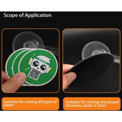 Cutting Size Adjustable Round Rotary Circle Graphic Paper Cutter, Adjustable Circle Cutter cutting paper knife tool professional