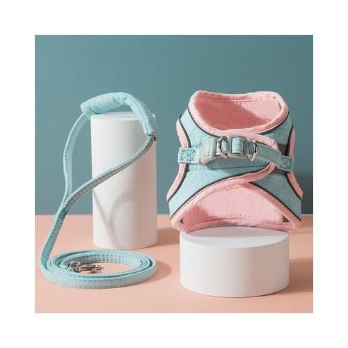 Dog Harness Leash Chest for Dog Cats Leashes Outdoor Breathable Reflective Waterproof Adjustable Cat Harness Vest Dog Collar