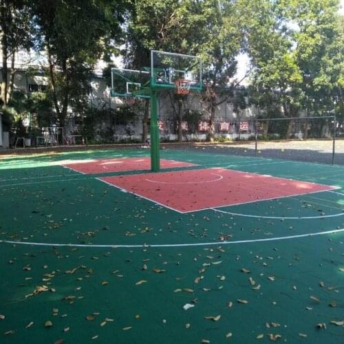 Beable Interlocking Sport Tiles Standard Outdoor Flooring Backyard Half Basketball Court Construction