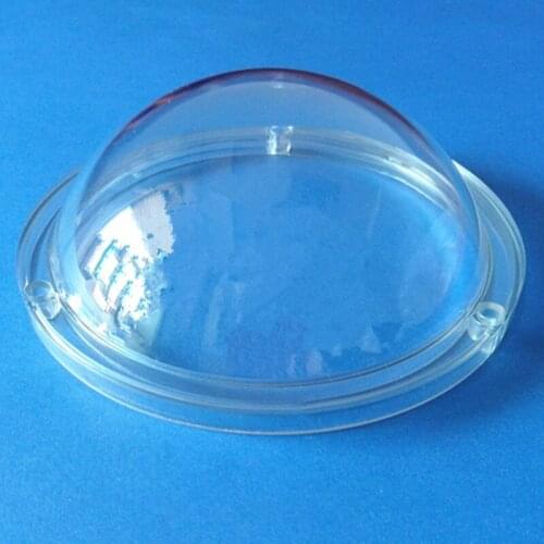 2 pcs round shape LED light cover Anti-glare Milk white surface or clear surface concave convex cover 142mm