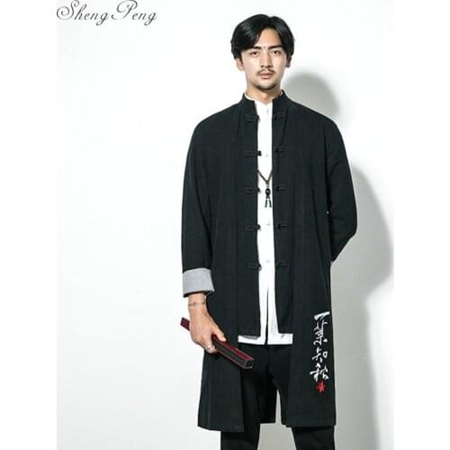 Traditional chinese clothing shanghai tang oriental mens clothing kungfu clothing chinese traditional men clothing Q070