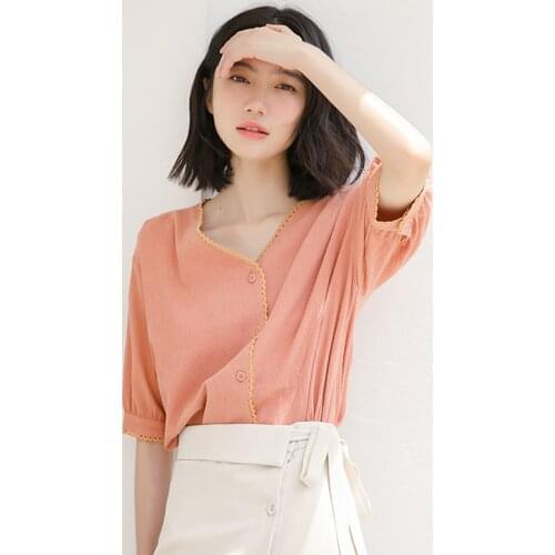 YUAZHOQI Summer Blouses