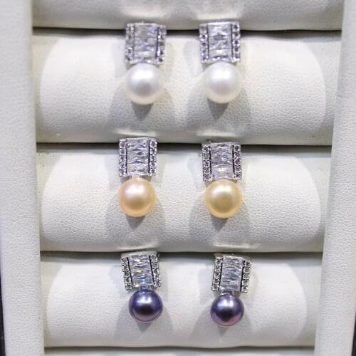 New Hot Cheap DIY Earrings Mountings Accessories Findings Jewelry Settings Parts for Pearls Beads Stones Agate Coral Crystal