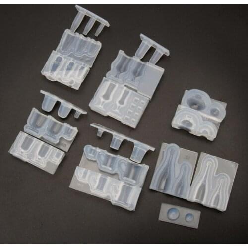 1 Set Real Mini Milk Bottle Goblet Cup Silicone Mold Epoxy Resin Molds Jewelry Tools