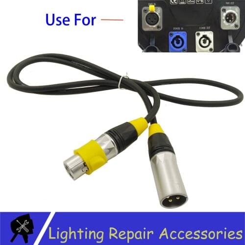 3Pin DMX Signal Line 1M 1.5M 2M 3M 5M 10M Outdoor DMX Cable Connection Shielded XLR For 18x12w Waterproof Par Light