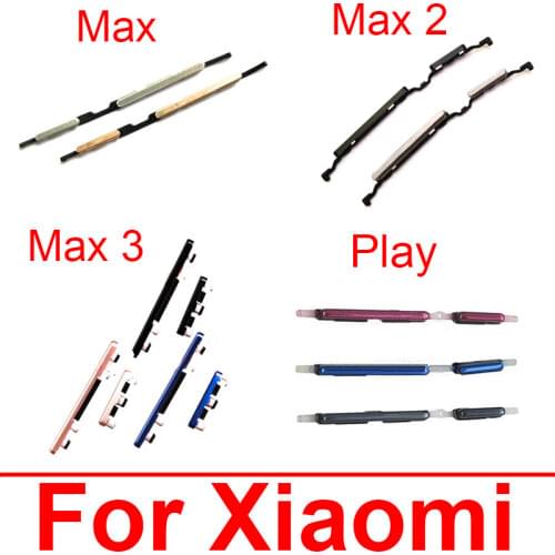 On Off Power & Volume Button Flex Cable For Xiaomi Mi Max 2 3 Volume Control Power Side Button Replacement Repair Parts