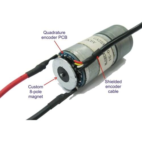 DAGU 34:1 "Wild Thumper" Encoders With Motor