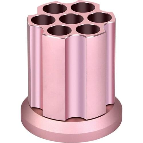 Aluminum Alloy Pen Holder, Office Round Pen Holder That Can Be Rotated 360 Degrees, Students Put Pen Utensils