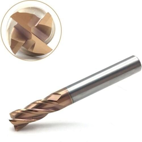 1pcs 10mm 12mm Carbide Endmill Long 75mm 100mm 150mm CNC Milling Cutter HRC60 4Flutes End Mill for Steel Workpiece