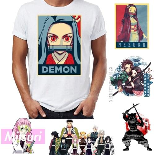 Mens T Shirt Demon Slayer Blade of Demon Destruction Nezuko Nezuko Kamado Printed Tee Japan Anime T-shirts Unique Design
