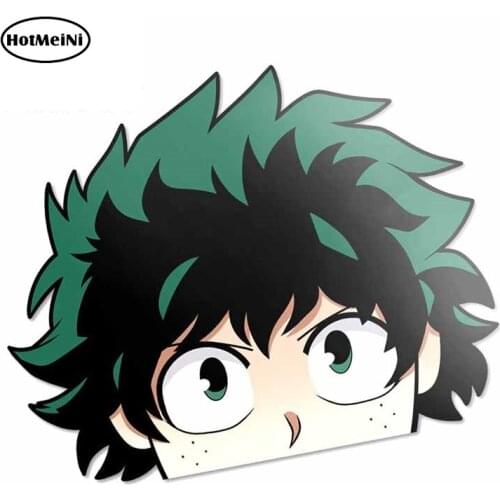 HotMeiNi 13cm x 11.1cm for Deku Peek Fine Decal Vinyl Car Sticker Body for Car Waterproof Motorcycle Bumper Window Stickers