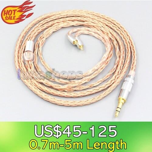 LN007024 2.5mm 4.4mm 3.5mm Balanced 16 Core 99% 7N OCC Earphone Cable For Acoustune HS 1695Ti 1655CU 1695Ti 1670SS