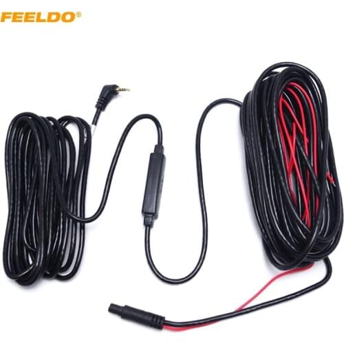 FEELDO 10m 2.5mm TRRS Jack Connector To 5Pin Video Extension Cable For Truck/Van Car DVR Camera Backup Camera #3845