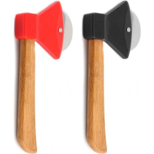 Axe Shaped Pies Pizza Wheel Cut Tools Funny Kitchen Dough Cutter Lattice Roller Pizza Wheel Cut Slicer For Pie Dessert Bread