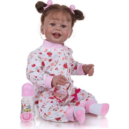 Reborn Baby doll 68cm Cotton Body With Magnetic Pacifier Fruit Pajamas Childs Gift