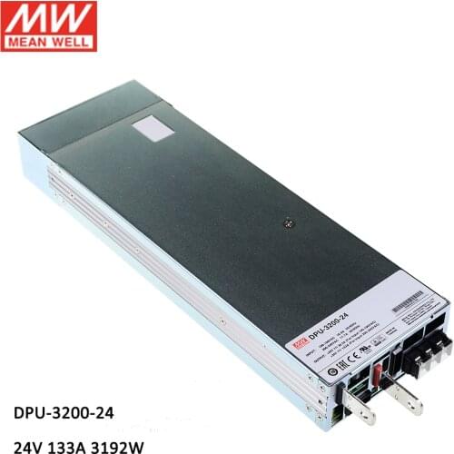 MEAN WELL DPU-3200-24 3200W 133A 24V digitalized 1U slim size parallelable Power Supply with PFC digitalized PSU