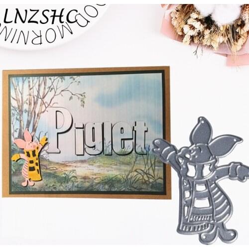 Pink Pig Metal Cutting Dies Cut Die Mold DIY Card Scrapbook Photo Album Paper Craft Knife Mould Blade Punch Stencils