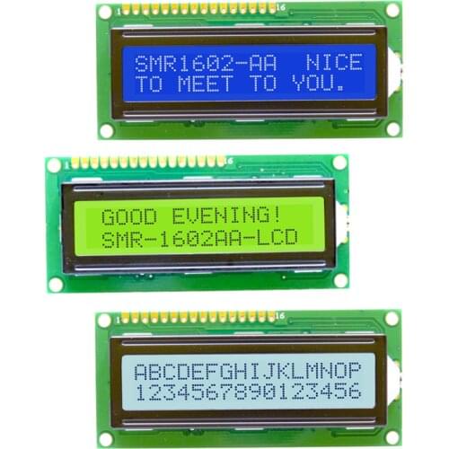 SPLC780D 1602 LCD Display Module DC 5V 16x2 Character LCM Blue Backlight Compatible with Raspberry Pi, Arduino, STM32, 8051MCU