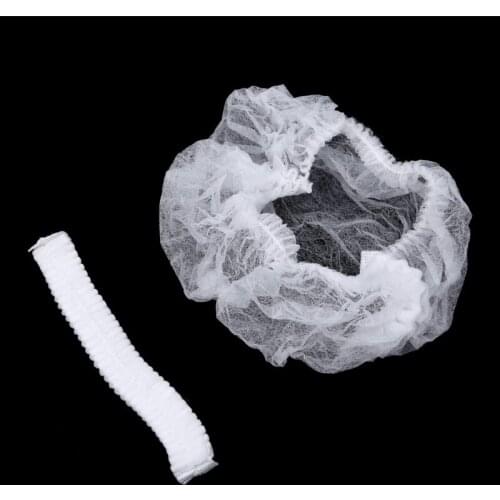 Disposable Anti Dust Proof Hair Covering Hat Non-woven One-off Shower Hat N0PF
