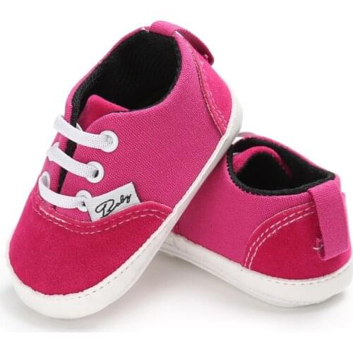 Newborn Shoes Infant Toddler Baby Boy Girl Spring Autumn Soft Bottom Spring Canvas Shoes Walkers Newborn0- 18M