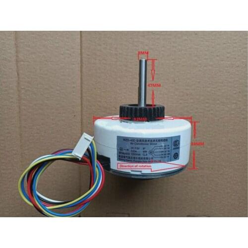 Applicable Haier air conditioner 0010404101B/A DC brushless fan motor WZD-40D/E 0.20A 40W