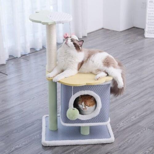Cat Climbing Frame Cat Condo Large Tongtian Pillar Cat Tree For Large Cat Cat Litter Cat Tree One Cat Climbing Pillar Sisal Jump