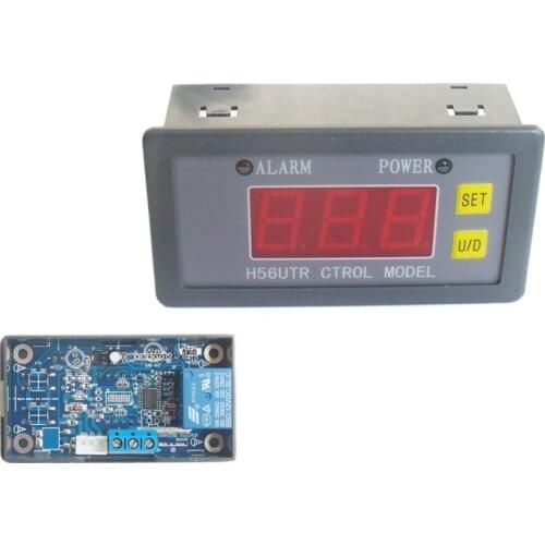 H56 Adjustable trigger delay cycle timing pull on turn off switch Relay module 24V with shell