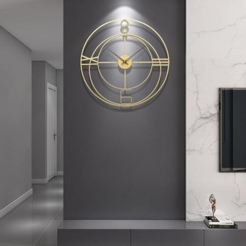Luxury Modern Design Wall Clock Electronic Creative Silent Wall Clock Kitchen Large Living Room Reloj De Pared Home Watch