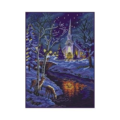7-Dimensions08677 Counted Cross Stitch 11CT 14CT 18CT DIY Chinese Cross Stitch Kits Embroidery Needlework Sets