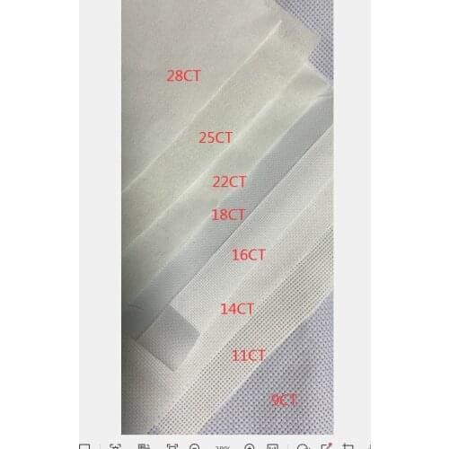 28ct 18ct 16ct 22CT 25CT 14CT 11ct Aida cloth cross stitch fabric canvas DIY handcraft supplies stitching embroidery craft