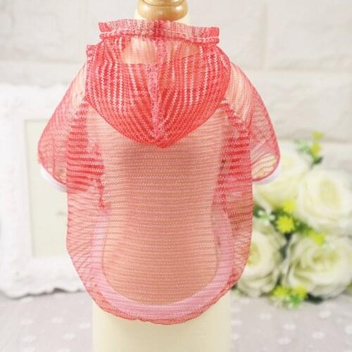 Pet Dog Sun Protection Hoodie Clothes Anti UV Dog Clothing Puppy Cat Summer Vest Shirt Apperal For Small Dogs Pet Products
