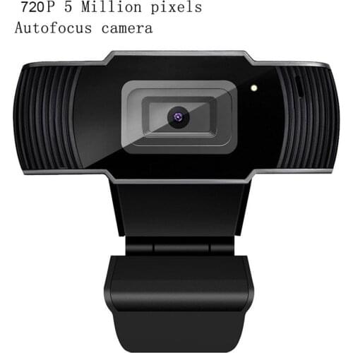 USB Computer Webcam Full HD 720p Webcam Camera Digital Web Cam With Micphone For Laptop Desktop PC Tablet Rotatable Camera