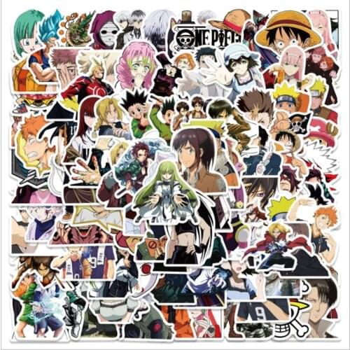 10/30/50/100Pcs/Set Anime theme collection For Snowboard Laptop Luggage Fridge Car- Styling Vinyl Decal Home Decor Stickers