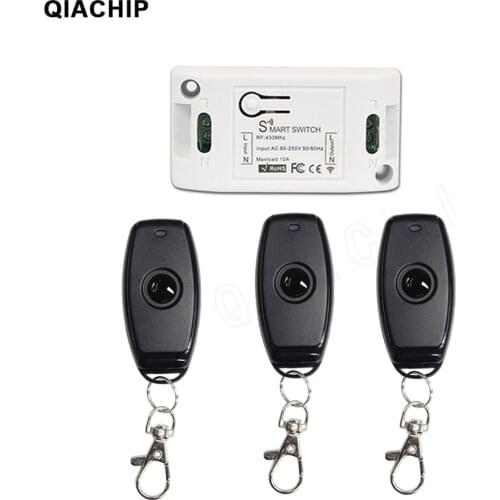 433Mhz Universal Wireless RF Remote Control Switch AC 110V 220V Lamp Light LED Bulb Wireless Switches Corridor Room transmitter