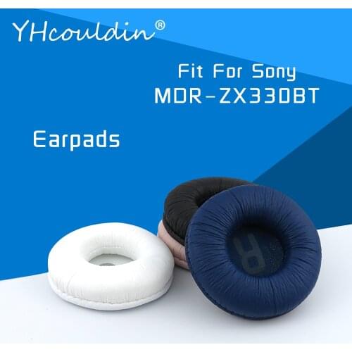 Earpads For Sony MDR-ZX330BT MDR ZX330BT Headphone Accessaries Replacement Ear Cushions Wrinkled Leather Material
