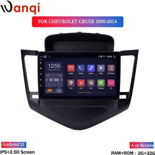Wan qi2G RAM 32G ROM Android 8.1 Car Audio Player 9inch For Chevrolet Cruze 2009-2014 GPS Navigation With Playstore