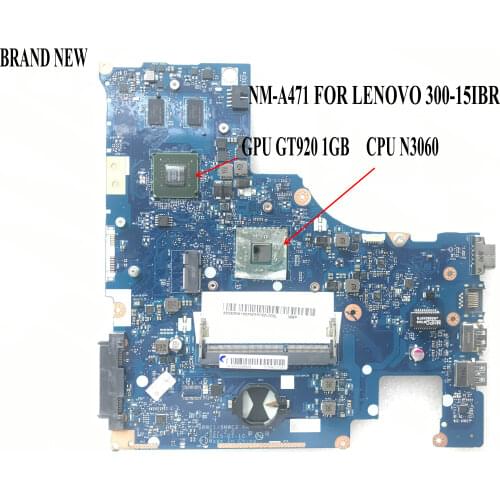KEFU AVAILABLE NEW, BMWC1 /BMWC2 NM-A471 REV : 2.0 MOTHERBOARD For LENOVO 300-15IBR LAPTOP MOTHERBOARD, N3700 / N3060 GT920M 1GB